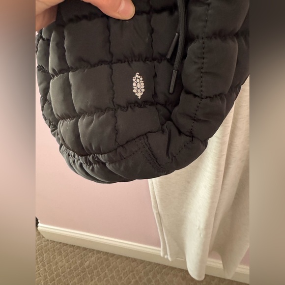 Free People Movement Quilted Carryall Hobo Bag in Black - Picture 9 of 9